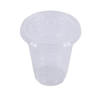 China Mordern specializing in manufacturing custom printed logo cold disposable plastic cup PLA cup lid flat drinks lid for sale