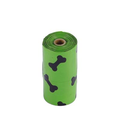 China Green Earth Stocked Plastic Dogs Pla Free Pet Compostable Poop Bags for sale