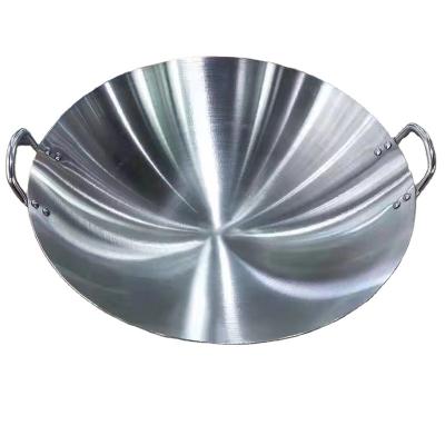 China Service Quality Guaranteed Non Magnetic Single Handle Two Ears Viable Wok for sale