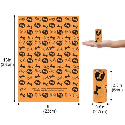 China Environmentally Friendly Dog Poop Waste Bags with Dispenser and Leash Tie included for sale