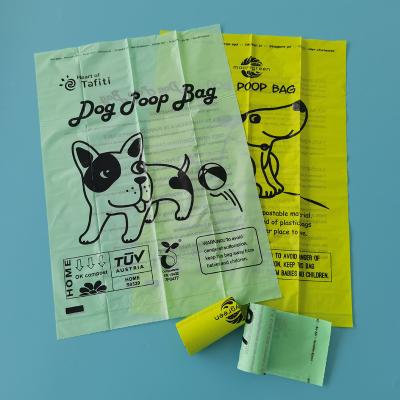 China Pet Custom Printed Dog Poop Bags Plastic Biodegradable Eco Friendly for sale