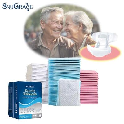 China SnuGrace Adults Underpads Fast Drying Sanitary Urine Absorbing Pads for Incontinence for sale