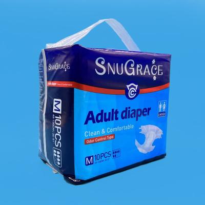 China Customized Colors and Printed Design Thick Adult Diaper for Adult Care in Hospitals for sale