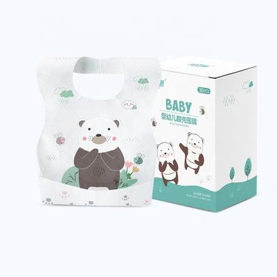 China Style Superior Waterproof Disposable Baby Bibs that are Durable Protect Baby Clothes for sale