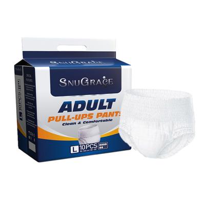 China Hospital Home Elder People Care Incontinence Underwear Adult Diapers Pants For Old Women Men for sale