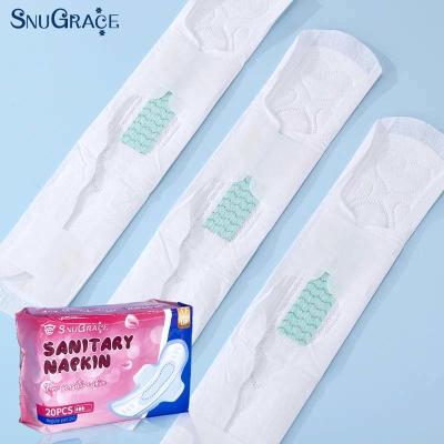 China 100% Cotton Super Absorbent Anion Sanitary Pads Soft Breathable Ladies Pads for Day for sale