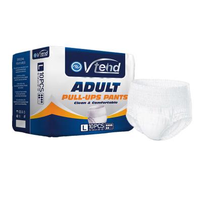 China Disposable Adult Pant Diaper Ultra Soft Dry Breathable for Elderly ODM OEM Plain Woven for sale