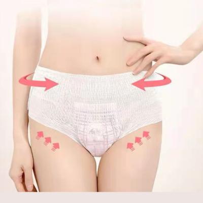 China Fluff Pulp Grade b Adult Panty Diaper in White Color for Hot Products Women's Diaper Pants for sale