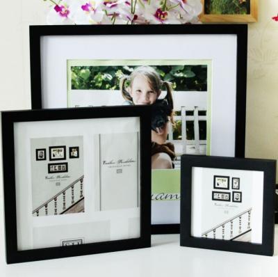 China Photo frame. Custom made picture frame picture frame square wooden photo frame for sale