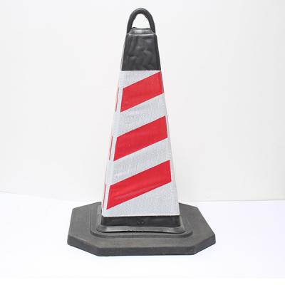 China High Visibility Wholesale Parking Pot Parking Pot Road Cone PU Traffic Square Safety Cone Road Safety Cones for sale