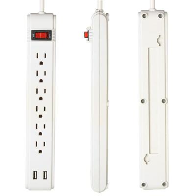 China ZHONG XING Residential/Multipurpose AC Power Strip with USB Ports for sale