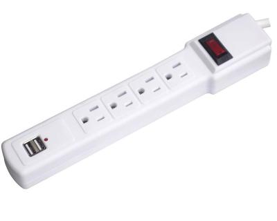 China ZHONG XING America Residential/Multipurpose Power Strip with USB Ports for sale