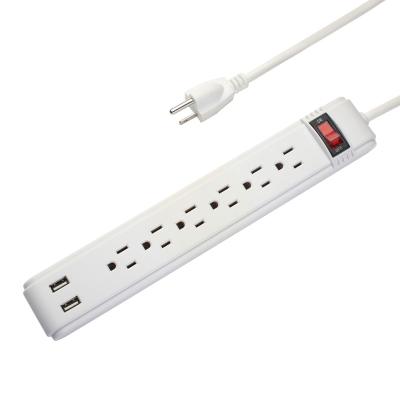 China ZHONG XING American Residential/Multipurpose Power Strip with USB Ports for sale