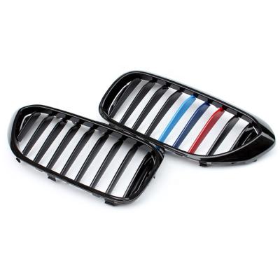 China Single Line Single Line Slat Front Grille For BMW 5 Series G30 G38 3 Series Color Bumper Grill For BMW G30 M5 2017+ Style for sale