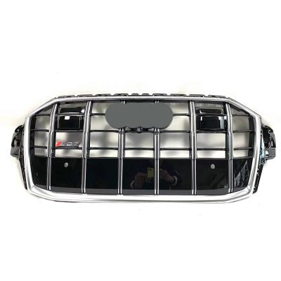 China For Sport Approval New Style ABS Front Grill For Audi Q7 Radiator Honeycomb Grills Front Bumper Grill SQ7 Frame quattro style2021-2022 for sale