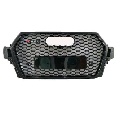 China For Sports Approval Front Grille For Audi Q7 To RSQ7 2017-IN Replacement RS Style Grill For Q7 Honey Comb Mesh Grille For 2016-2019 Audi Q7 for sale