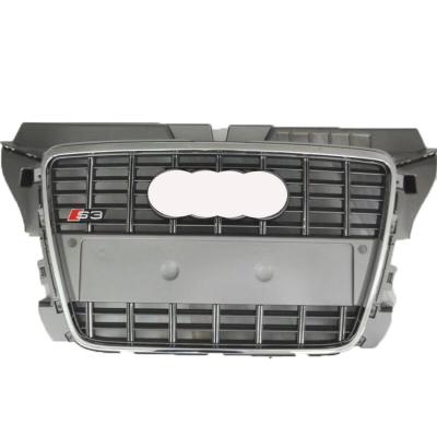 China Hot Selling ABS S3 Black Grill Car Grill For Audi A3 Grill For Audi S3 2009 2010 2011 2012 2013 for sale