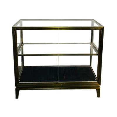 China Modern/Luxury Custom Glass Factory Antique Glass Jewelry Display Bronze Cases From Manufacturers-Suppliers, No Installation And Can Be Direct Used for sale