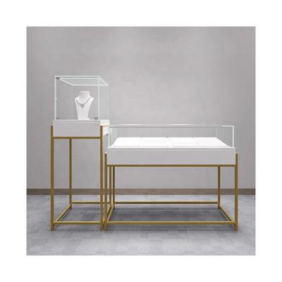 China Factory Simple Modern/Luxury Custom Ready Assemble Jewelry Display Cases With Lock, Factory Price With Reliable Quality for sale