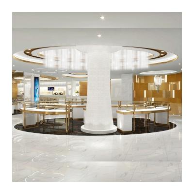 China Factory offer luxury fashion jewelry store furniture design, modern jewelry store interior design, establish your brand and promote sales for sale