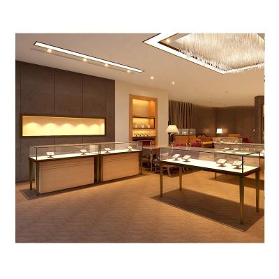 China Factory offer luxury jewelry showroom design, jewelry showroom interior design, establish your brand and promote sales for sale