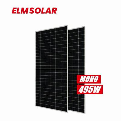 China Best Solar Home System ELM Solar Selling 182mm Mono Half Cell Solar Panels 480w 490w 495w PV Panels For Sale for sale