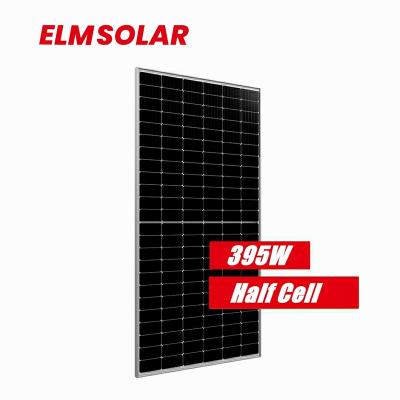 China Half Cell 395W Solar System Efficiency Panels PV Solar Home High Level Module 400 Watt Mono Crystalline Solar Panel For Home Use for sale