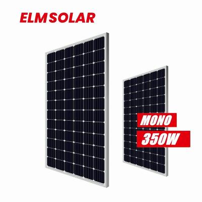 China Home System Solar Factory Direct 24V Solar Power Panels 350W Mono PV Solar Panel Panels Cost For Home Electricity for sale