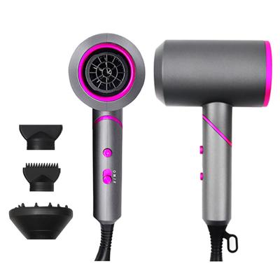 China 1600W Blowdryer Portable Folding Ionic Lightweight Blow Dryer Quick Dry Foldable Hair Dryer for sale