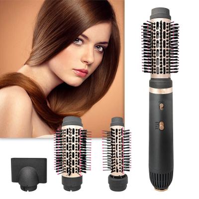 China Fashionable appearance fashion shopping negative hair dryer 5 in 1 one step professional hair blow dryer sweep hair dryer hot brush for sale