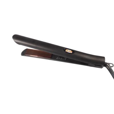 China Black Mirror 3D Outdoor Professional High Quality Floating Plate 230C Titanium Infrared Hair Straightener for sale