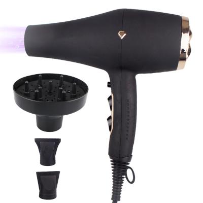 China Ionic Infrared Hair Dryer Machine Powerful Blow Dryer 2400W with3 Heating Hair Dryer Machine Ionic Setting for sale