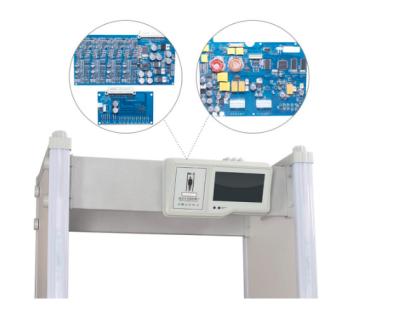 China Intelligent Partition Metal Detector Gate 24 Detecting Zones For Outdoor for sale