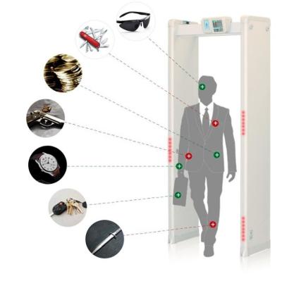 China Easy Assembly Body Scanner Metal Detector , Walk Through Scanner 33 Detection Zones for sale