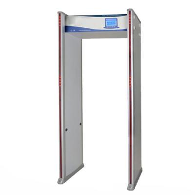 China 255 Level High Sensitivity Body Metal Detectors , 33 Zones Door Metal Detector for sale