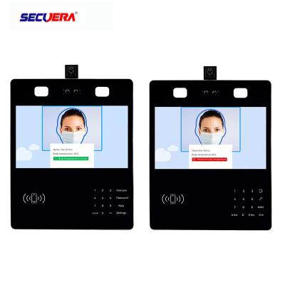 China 13 Inch IPS LCD Screen Walk Through Temperature Scanner Kids AI Face Recognition for sale