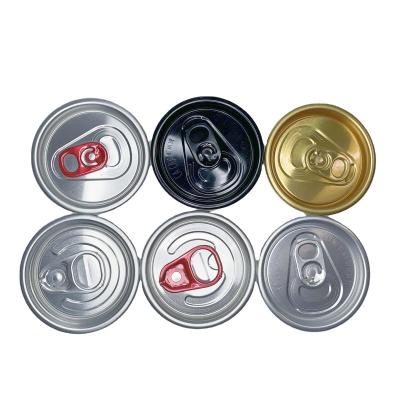 China Non Spill Ring Aluminum Easy Open Pull Lid For Aluminum Can for sale