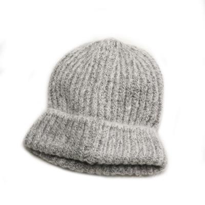 China COMMON Custom Knitted Knitted Pom Pom Beanie Hat Mini Wool Knitted Hat for sale