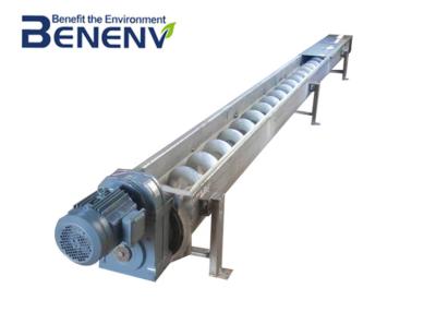 China Energy Saving Shaftless Screw Conveyor Dewatering Screw Conveyor for sale