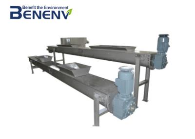 China SS304 Shaftless Screw Conveyor Mud Cake Transfer Screw Feeder Machine for sale