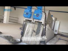 24 Hour Automatic Mds Sludge Dewatering Equipment Screw Press