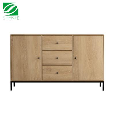 China Shanhe White Modern Solid Wood Filing Console Sideboard Cabinet for sale