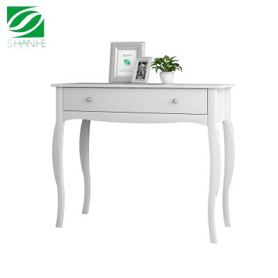 China European French style hallway furniture elegant solid wood console entry table for sale