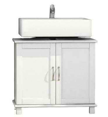 China Shanhe Modern Custom Bathroom White Wash Basin Cabinet For Sale for sale