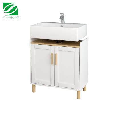 China Shanhe Modern Custom Toilet Under Sink Corner Lavatory Bathroom Vanity Cabinet for sale