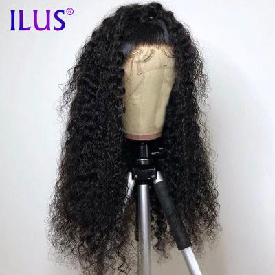 China Wholesale Black Curly Unprocessed Deep Curly Wigs 13x6 HD Full Lace Human Hair Full Lace Frontal Wigs 100% Human Hair Color Wigs for sale