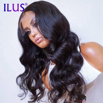 China Glueless Color Body Wave Hair Vendors 100% Natural Hairline Full HD Full Lace Natural Black Wigs Vendors Hairline Plucked for sale