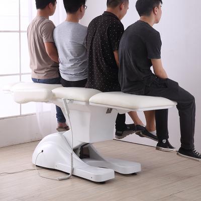 China Modern Hot Selling Salon Furniture Electric Facial Bed Beauty Chair Adjustable Massage Bed for sale