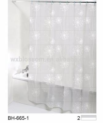 China Elegant Viable Shower Curtain from the PEVA Collection for sale