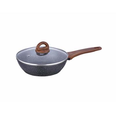 China Viable Fine Quality Induction Nonstick Stone Die Casting Frying Pan for sale